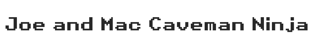 Joe and Mac Caveman Ninja